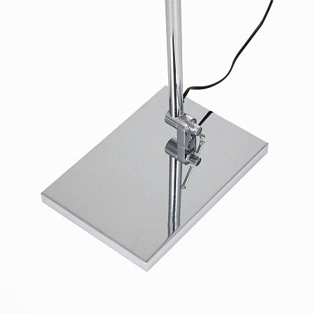 Торшер ST-Luce Хром/Белый E27 1*60W (из 2-х коробок) SL460.105.01 - фото