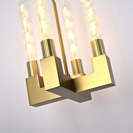 Люстра Canelle Pendant Lamp 4 Modern Brass Imperiumloft 84608-22 - фото