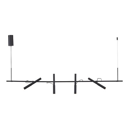 Светильник подвесной ST-Luce Черный/Черный, Золотистый LED 4*3W 3000K SL6210.403.04 - фото