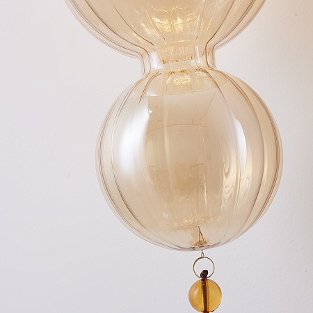 Бра Heathfield Lighting - Medina Wall Brass/Amber Imperiumloft 177914-22 - фото