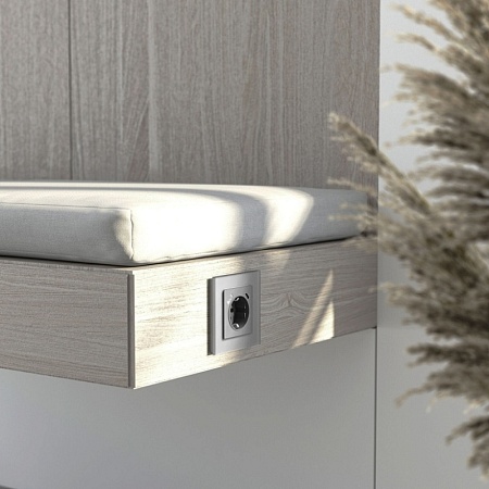 Рамка на 1 пост Senso (серебряный, стекло soft-touch) W0013106 - фото