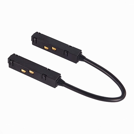 Коннектор питания угловой для магнитного шинопровода ST-Luce Черный ST006.449.00 - фото