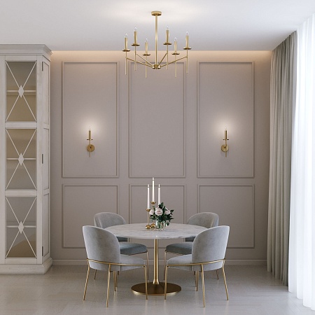 Потолочный светильник Eurosvet 60142/6 латунь - фото