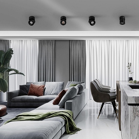 10180 White 4000K Накладной светильник LOFT IT Tictac - фото