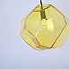 Подвесной Светильник Color Ice Cube Pendant Jevio 1 Янтарный Imperiumloft 178463-26 - фото