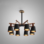 Люстра Потолочная На Штанге Natura C8 Black Imperiumloft 178002-26