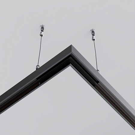 Коннектор угловой Exility накладной низкопрофильный - фото