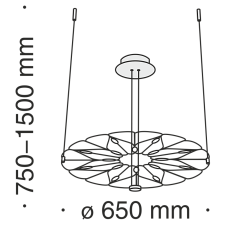 Подвесной светильник Maytoni Volare MOD037PL-L16B - фото