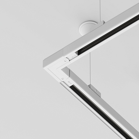 Трековая система Technical накладная трехфазная белая 300x300 TS-S-300-TR029-3-26W3K-M-W