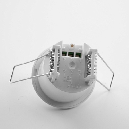 Датчик движения и освещенности 800W 6m 120°(гориз.) 360°(верт.) белый, SEN50, артикул 22066 - фото