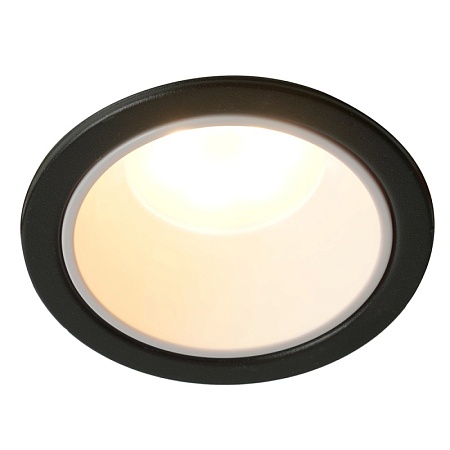 Светильник встраиваемый Feron DL3102 потолочный MR16 G5.3  черный + белый - фото