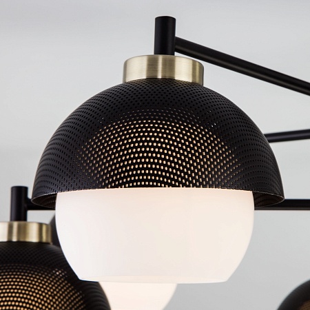 Потолочный светильник Eurosvet 70106/8 черный - фото