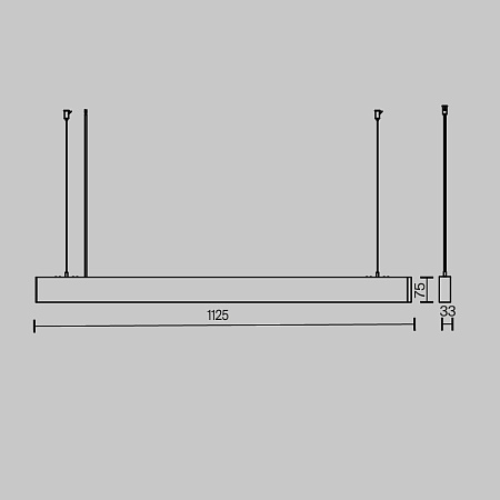 Подвесной светильник Technical P051PL-36W2.7-6K-W - фото