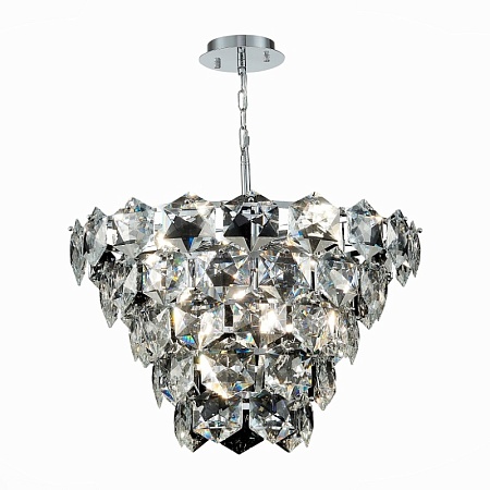 Люстра подвесная ST-Luce Хром/Прозрачный E14 9*40W SL1631.103.09 - фото