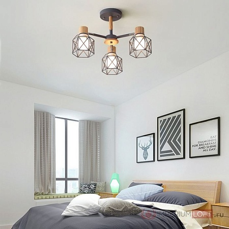 Потолочная Люстра Corf B3 Yellow 6 Lamps Imperiumloft 192773-26 - фото