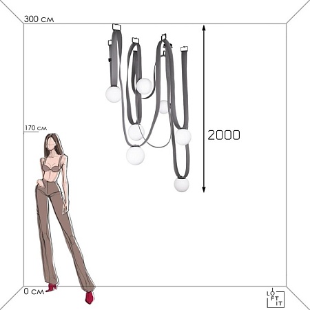 10240/7 Подвесной светильник LOFT IT Picot - фото