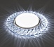Светильник встраиваемый с белой LED подсветкой Feron CD4021 потолочный GX53 без лампы прозрачный - фото
