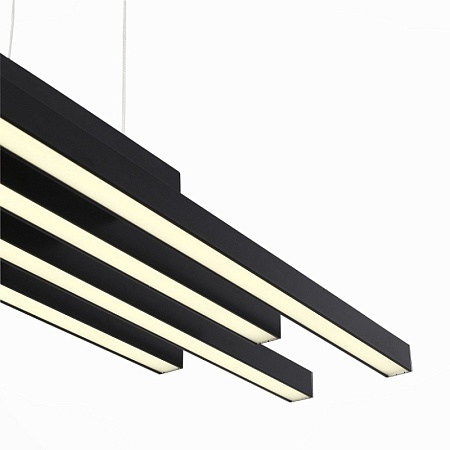 Люстра подвесная ST-Luce Черный/Белый,Черный LED 1*38W 3000K/4000K/6000K SL933.403.04 - фото