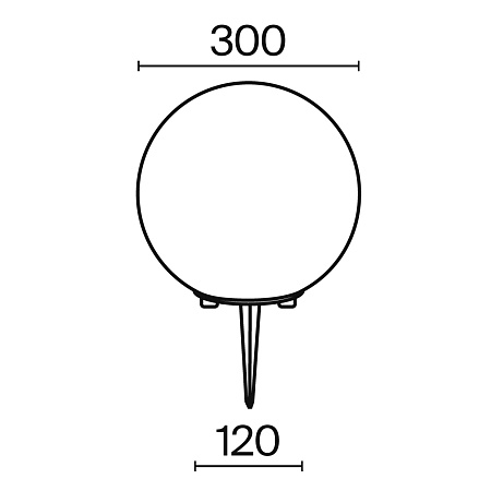 Ландшафтный светильник Outdoor O594FL-01W - фото