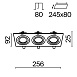 Встраиваемый светильник Technical DL024-2-03B - фото