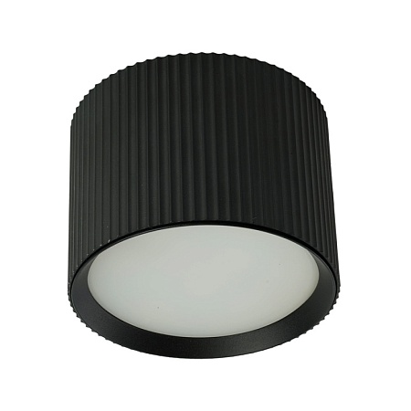 Светильник потолочный Feron HL458  Barrel ARIA 12W, 230V, GX53, черный - фото