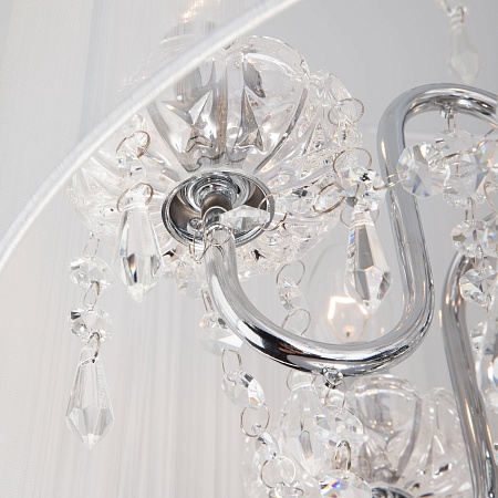 Подвесной светильник Eurosvet 2045/5 хром/белый - фото