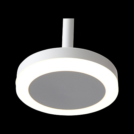 Светильник подвесной Белый LED 1*6W 3000K 468Lm Ra>80 120° IP20 D112xH184 170-240V ST104.503.06 - фото