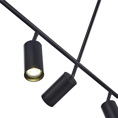 Светильник подвесной ST-Luce Черный/Черный GU10 5*5W 4000K SL1206.403.05 - фото
