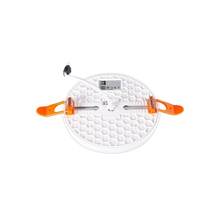 Св-к встр. Белый LED 1*8W 3000K 690Lm Ra80 180° IP44 D90xH20 85-265V ST700.538.08 - фото