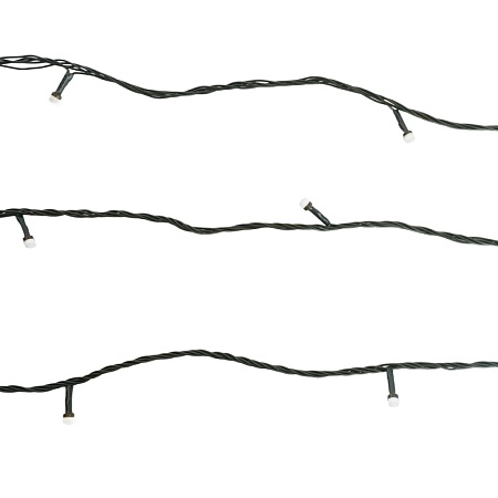 Светодиодная гирлянда на бобине Feron CL98 линейная 50м + 3м 230V 5000К, c питанием от сети, зеленый шнур - фото