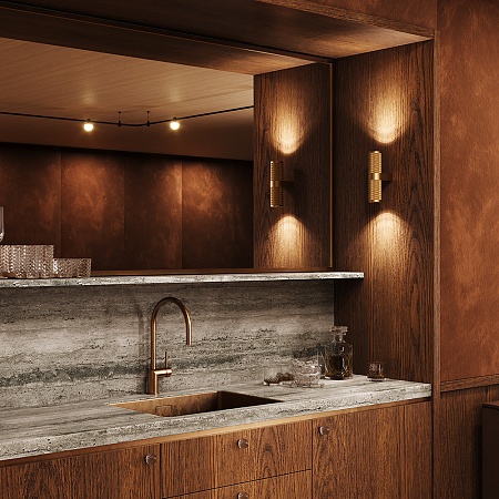 Настенный светильник (бра) Technical Focus Design C069WL-02MG - фото