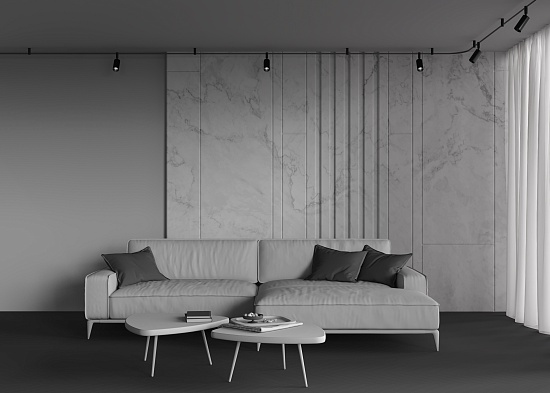 Трековая система Technical гибкая на стену чёрная 300x300x300 TS-Z-300-TR201-1-15W3K-M-B