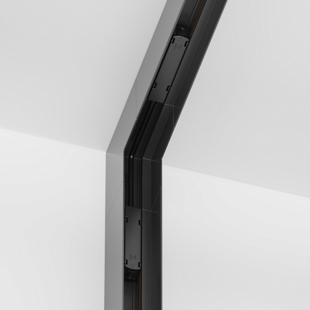 Угловой коннектор внутренний Gravity накладной черный - фото