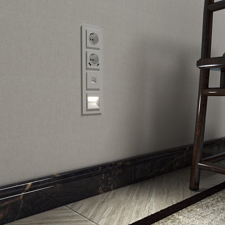 Розетка Ethernet RJ-45 белая WL01-RJ-45 - фото