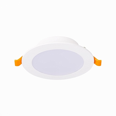 Св-к встр. Белый LED 1*8W 4000K 640Lm Ra80 110° IP20 D120xH30 220-240V ST210.548.08 - фото