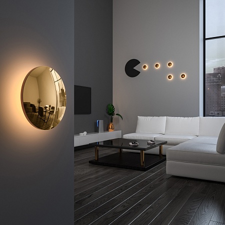 Настенный светодиодный светильник MRL LED 1126 золото Elektrostandard - фото