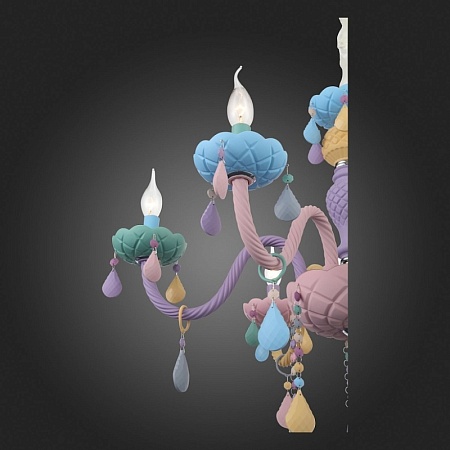 Люстра подвесная ST-Luce Разноцветный E14 6*40W SL1700.783.06 - фото