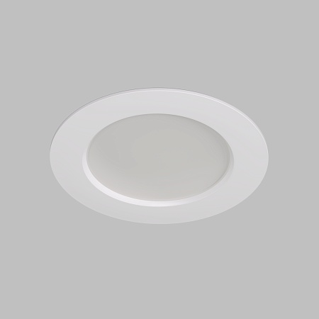 DK3046-WH Встраиваемый светильник, IP 20, 5Вт, LED, белый, пластик - фото