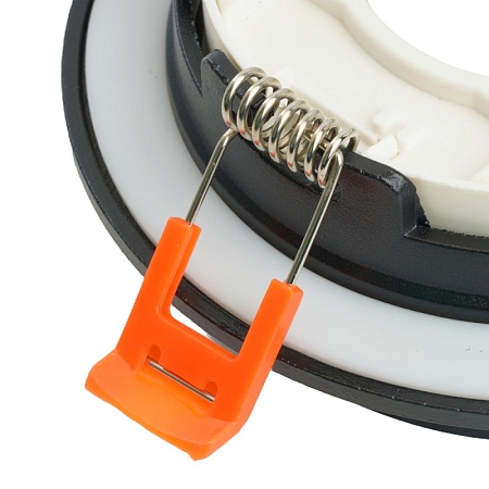 Светильник встраиваемый Feron DL504 потолочный GX53 черный круг IP44 - фото