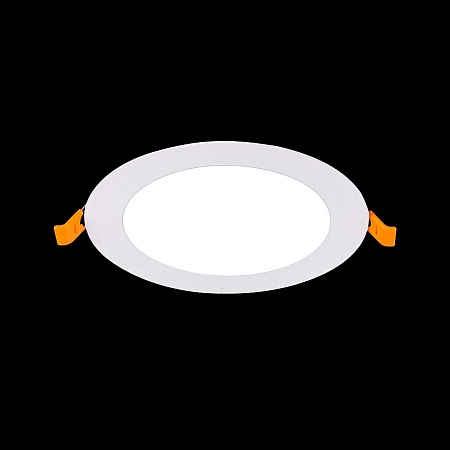 Св-к встр. Белый LED 1*9W 3000K 585Lm Ra80 110° IP20 D145xH8 90-265V ST209.538.09 - фото