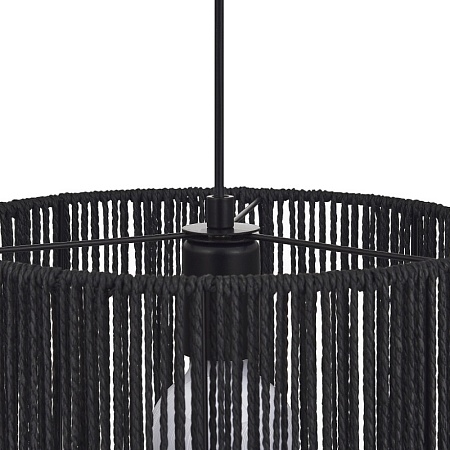 Светильник подвесной черный/черный E27 1*40W SLE6024-403-01 - фото