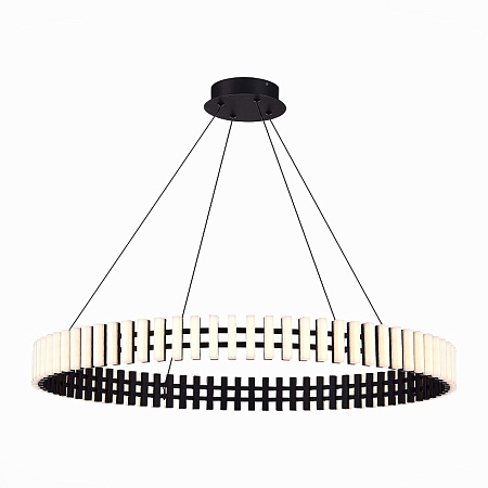 Люстра подвесная ST-Luce Черный/Белый LED 1*40W 3000K SL6203.403.40 - фото