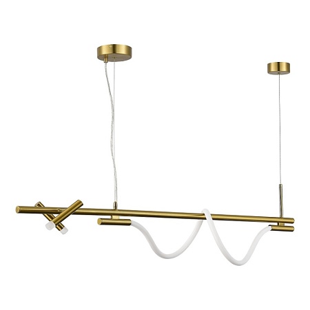 Светильник подвесной ST-Luce Латунь/Латунь LED 2+1*3+11W 4000K SL6118.303.03 - фото