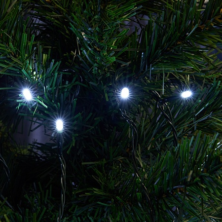 Светодиодная гирлянда Feron CL03 линейная 4м +1.5м 230V 5000K, c питанием от сети, контроллером, зеленый шнур - фото