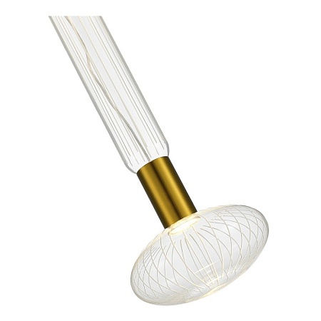 Светильник подвесной ST-Luce Латунь/Золотой, Прозрачный LED 2*3W 3000K SL6117.213.02 - фото