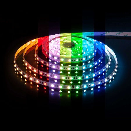 Светодиодная лента 24 В 24 Вт/м 60 Led/м 5050 IP20, MIX RGB/теплый белый, 5 м Лента светодиодная 24V 24W 60Led 5050 IP20 MIX RGB/теплый белый, 5м - фото