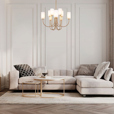 Подвесной светильник Eurosvet 60164/10 латунь - фото