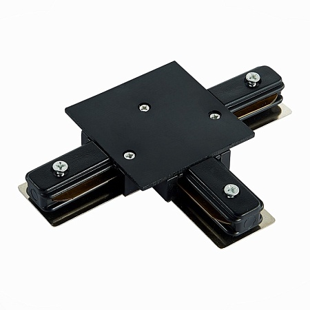 Коннектор T-образный для однофазного встраиваемого шинопровода ST-Luce Черный ST013.439.00 - фото