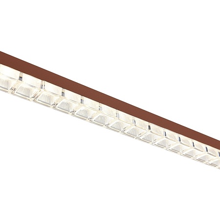 Светильник подвесной ST-Luce терракотовый/прозрачный LED 1*32W 4000K SL1018.613.01 - фото