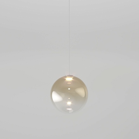 Подвесной акцентный светильник Eurosvet 50232/1 LED янтарный - фото